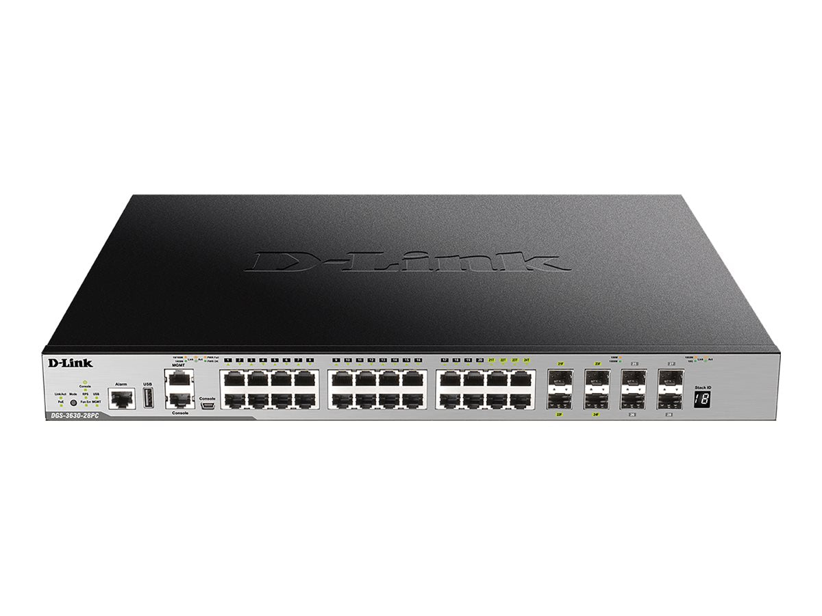 D-LINK 28-Port Layer 3 Gigabit PoE Stack Switch (SI)