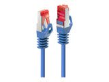 LINDY Basic Cat.6 S/FTP Cable Blue 1m Patch Cable