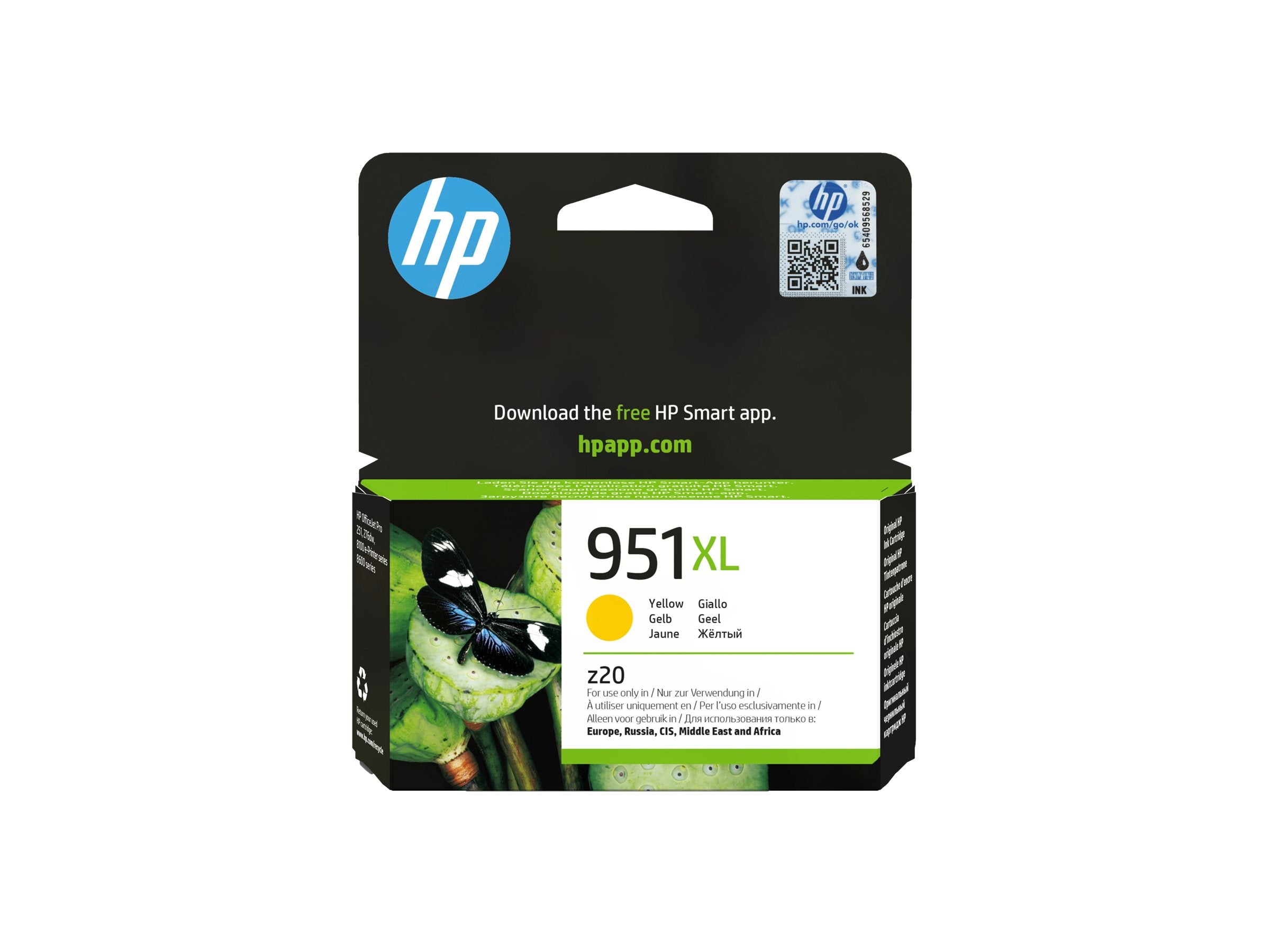 HP 951XL original Ink cartridge CN048AE BGX yellow high capacity 1.500 pages 1-pack Officejet