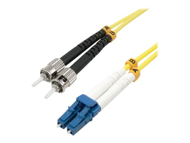 MCL ST/LC duplex singlemode 9/125 OS2 optical fiber - 2m