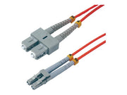 MCL FJOM2/SCLC-5M - Jarretière optique OM2 duplex multimode 50/125 - SC / LC 5m