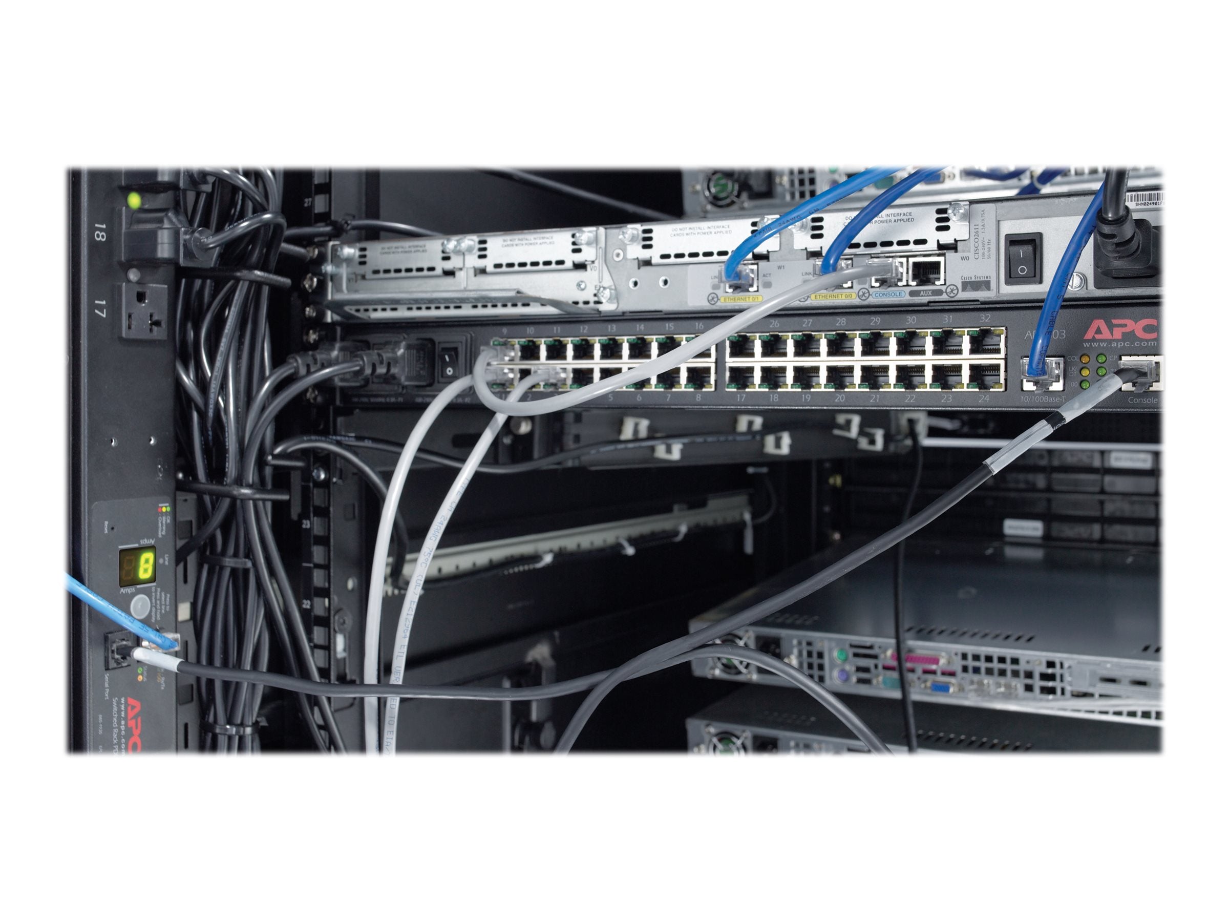 APC GUIDE DE CABLAGE VERTICAL POUR CANAL NETSHELTER DE 0U
