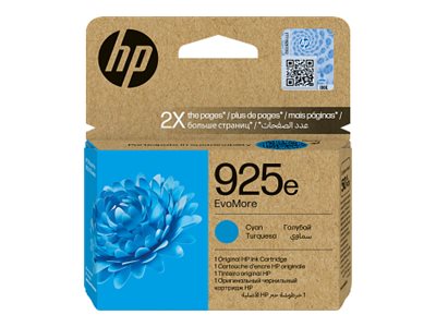 HP 925e EvoMore Cyan Original Ink Cartridge
