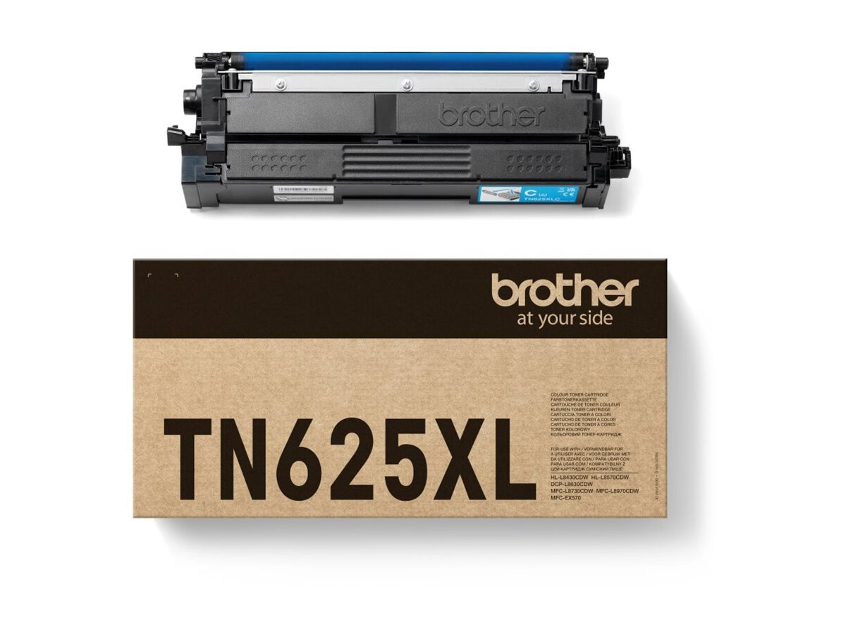 BROTHER TN-625XLC HY Cyan Toner Cartridge 4.5K pages