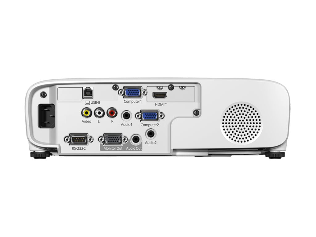 EPSON EB-E24 Mobile Projector XGA 1024x768 4:3 3600lumens 15000:1 1.44 - 2.88:1 USB 2.0 Type A RS-232C VGA in 2x VGA out HDMI