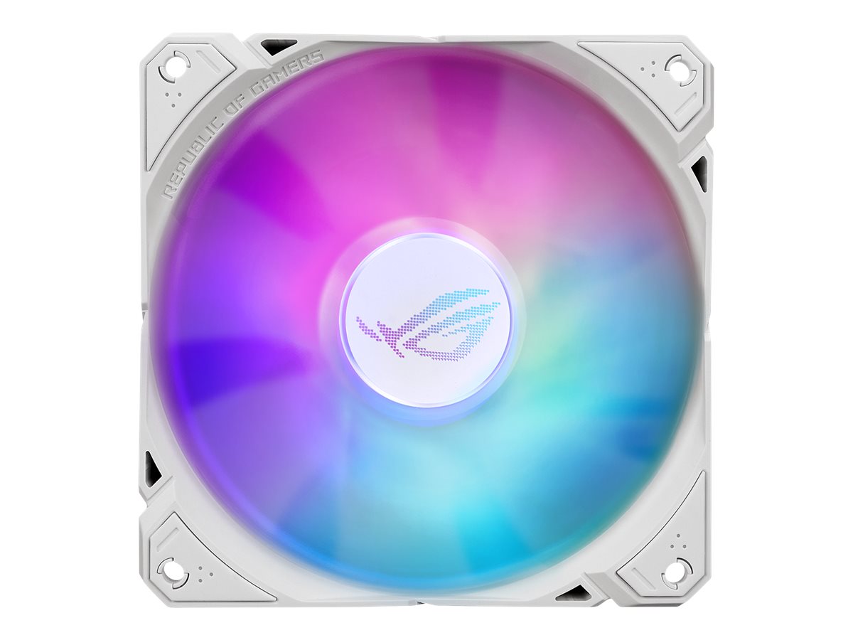 ASUS ROG RYUO III 240 ARGB white edition all-in-one CPU liquid cooler with Asetek 8th gen pump solution and Anime Matrix LED Display
