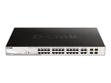 D-LINK 28-Port Layer2 PoE+ Gigabit Smart Managed Switch dlink green 3.0 24x 10/100/1000Mbit/s TP RJ-45 PoE Port Port 1-24 802.3at