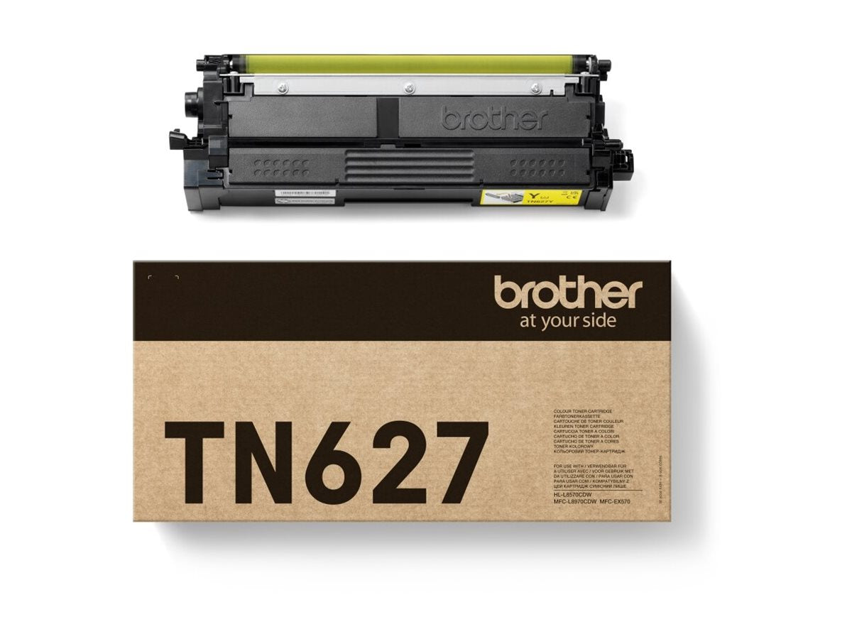 BROTHER TN-627Y UHY Yellow Toner Cartridge 10K