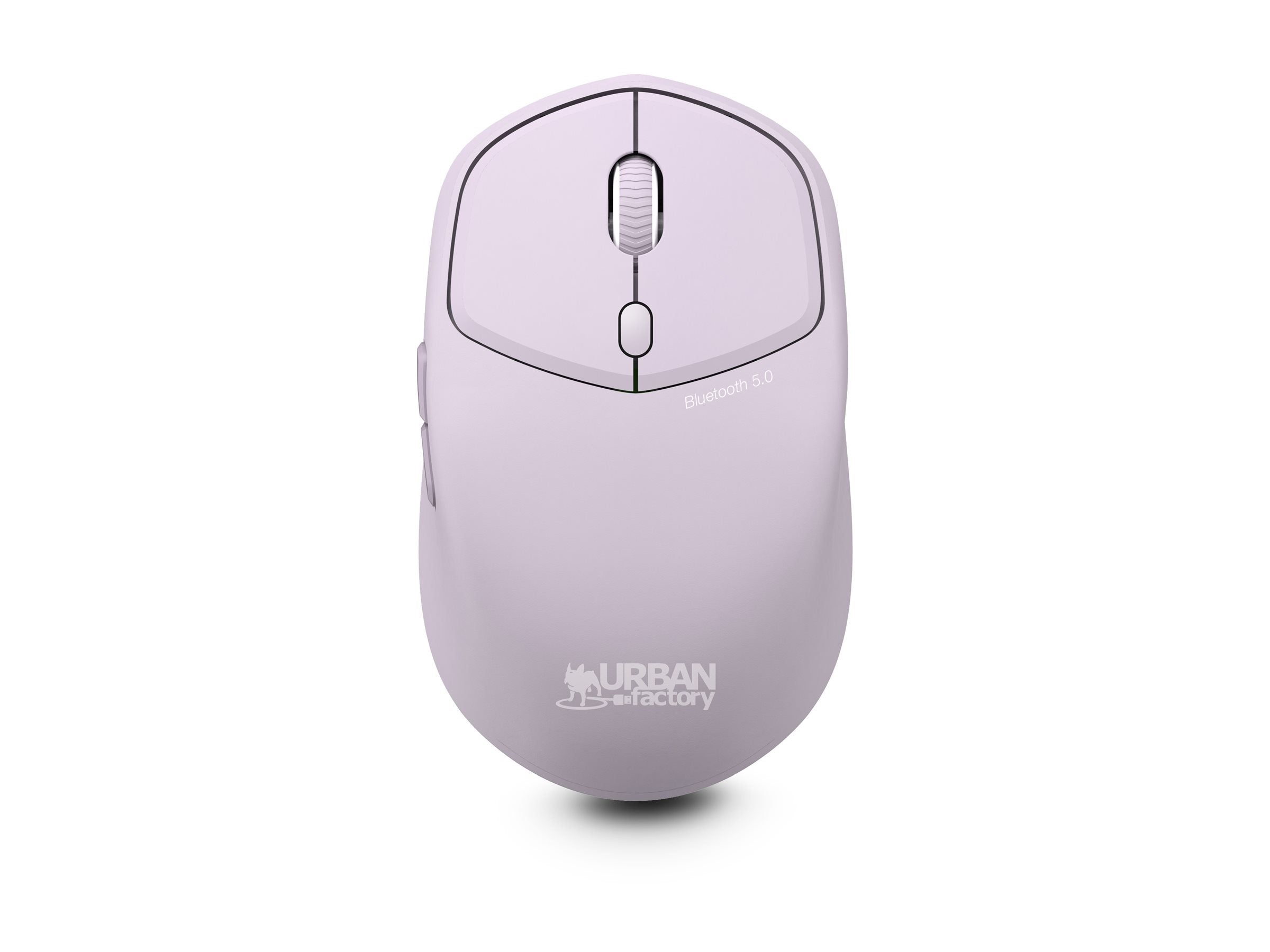 URBAN FACTORY Onlee Color Ambidextrous Mouse 1600Dpi Bluetooth 5.0 - Pale Violet