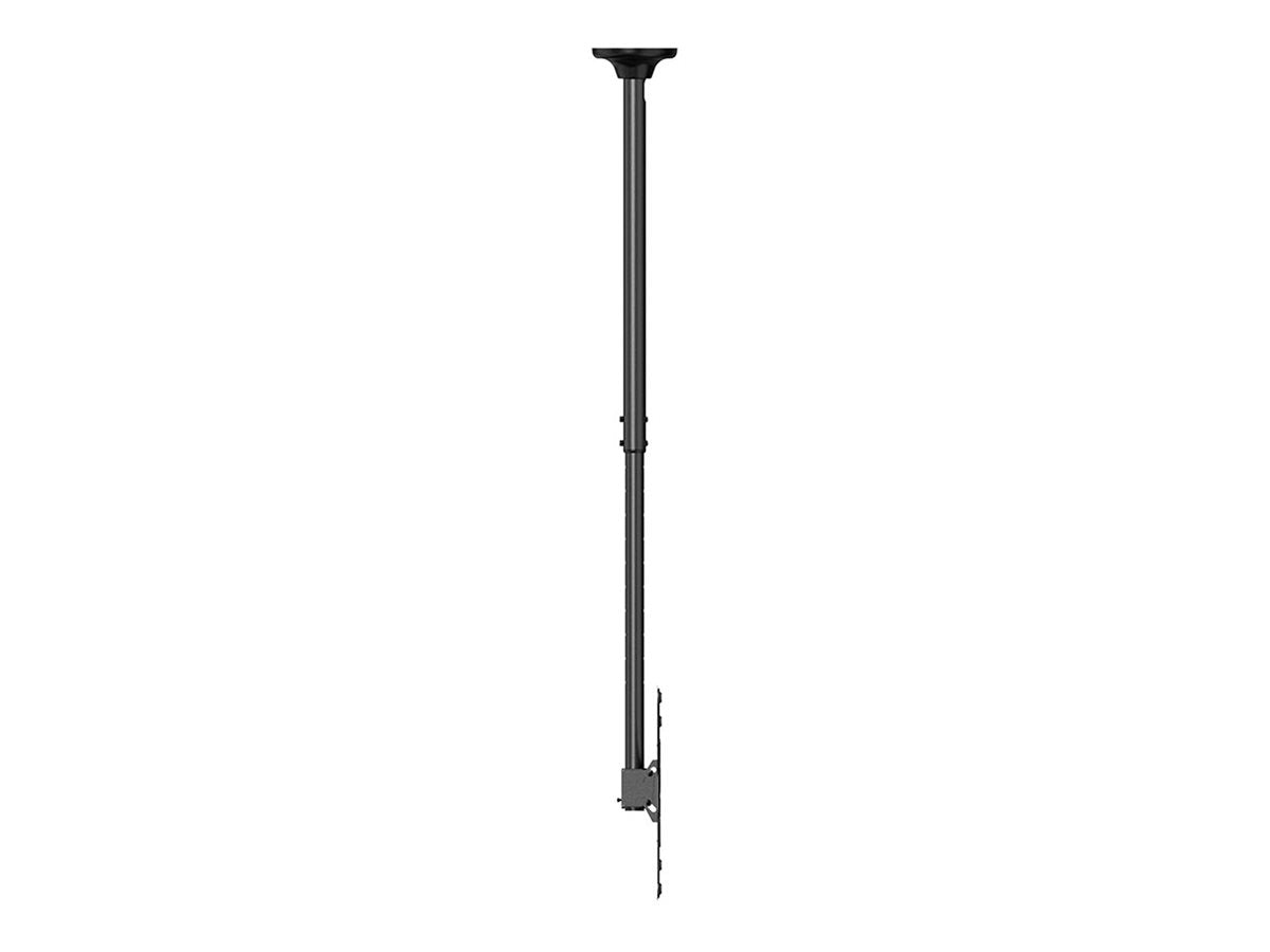 NEOMOUNTS FPMA-C340BLACK Support de plafond pour écran de 32-75p - h 106-156 cm