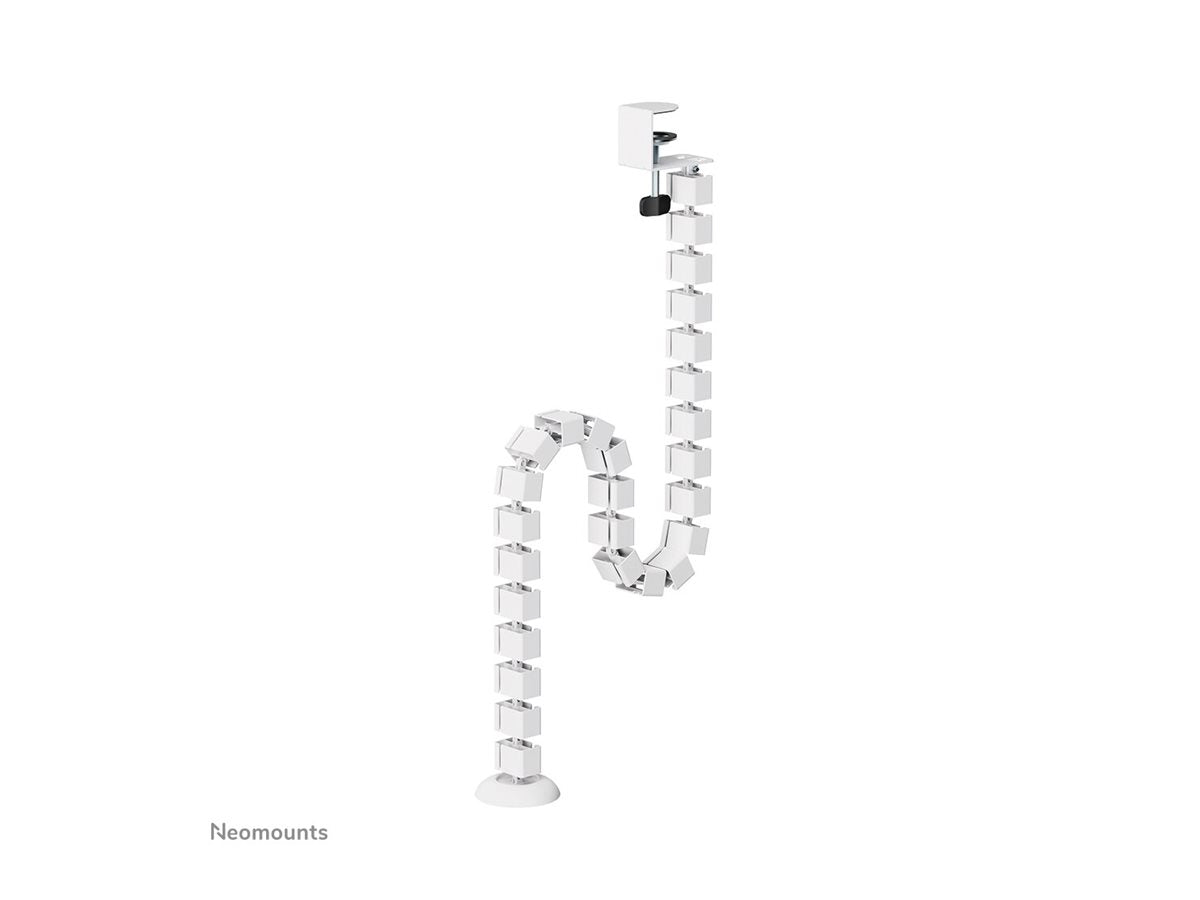 NEOMOUNTS Cable Spine Organizer for sit/stand desk frames clamp mounted white