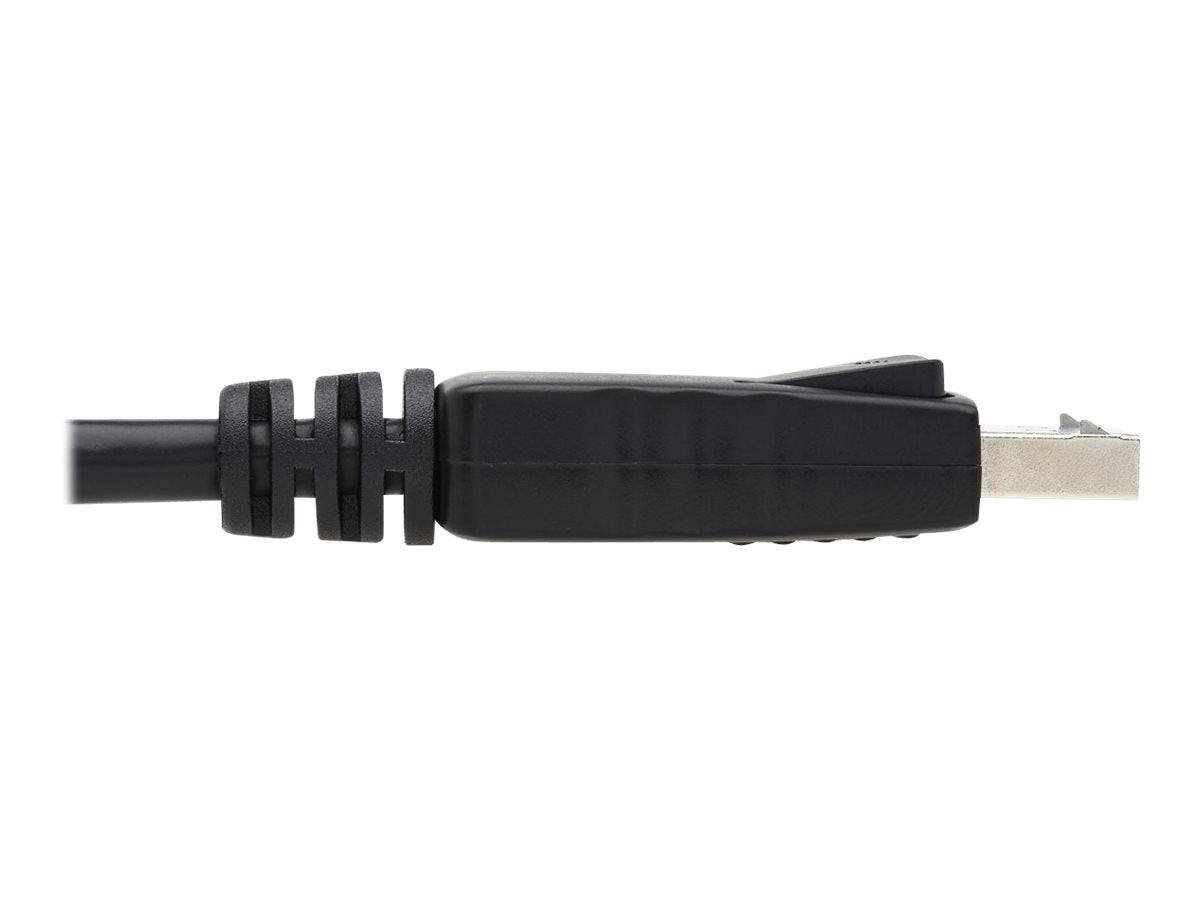 EATON TRIPPLITE DisplayPort Cable /w Latches 4K 60 Hz M/M BK 6 ft. 1.83m DisplayPort cable DisplayPortM to DisplayPortM 1.8m