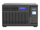 QNAP 12-Bay TurboNAS 8x3.5p HDD + 42.5p SSD SATA 6G Intel Xeon W-1250 6 cores 12 threads 3.3GHz 16Go DDR4 ECC RAM