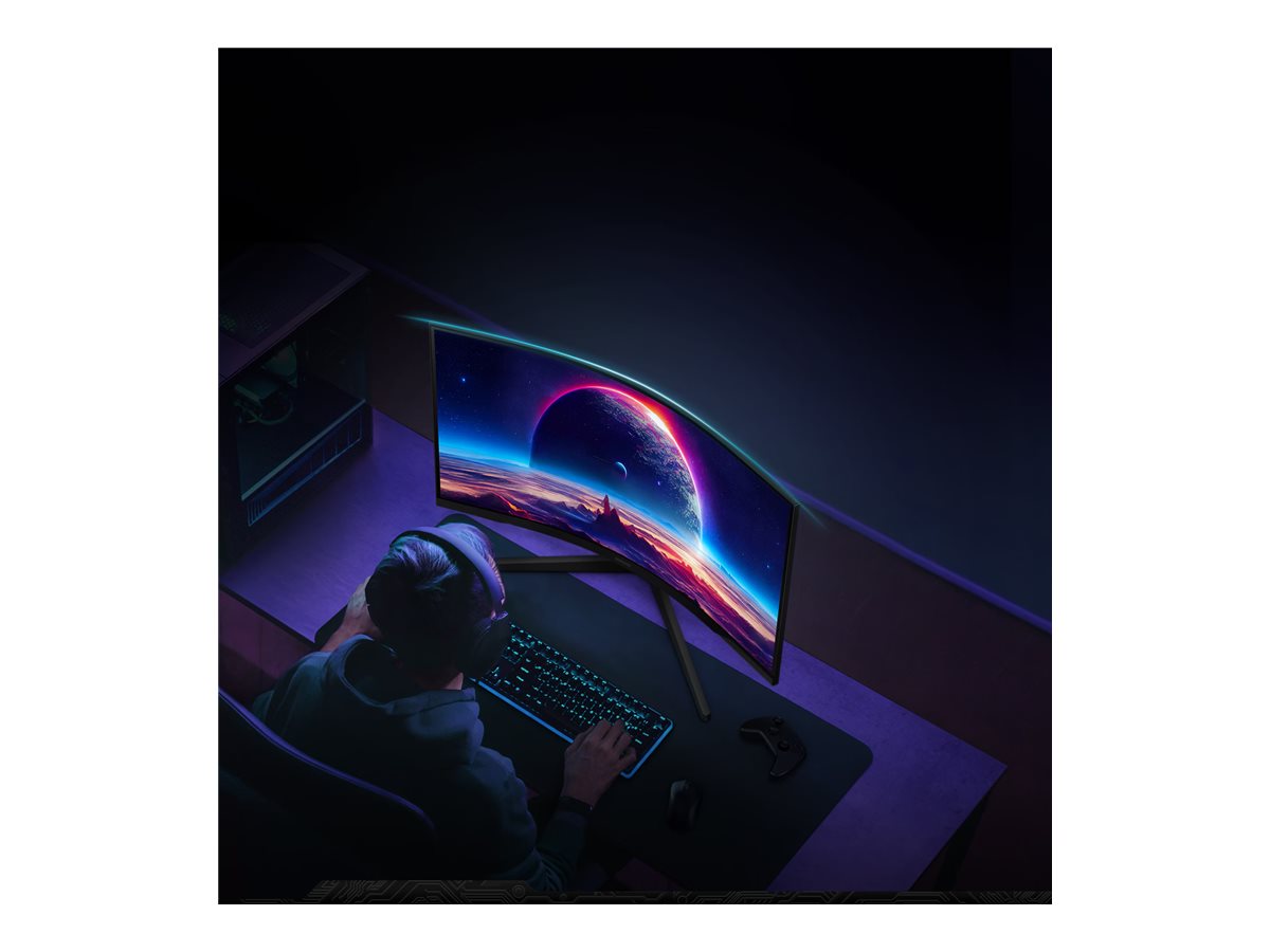 SAMSUNG ODYSSEY G5 LS32CG552 - 32p 165Hz - Ecran gaming incurvé - WQHD 2560x1440 - VA - 1ms -HDR10 - 300cd/m² - 2500 : 1 - HDMI - DP