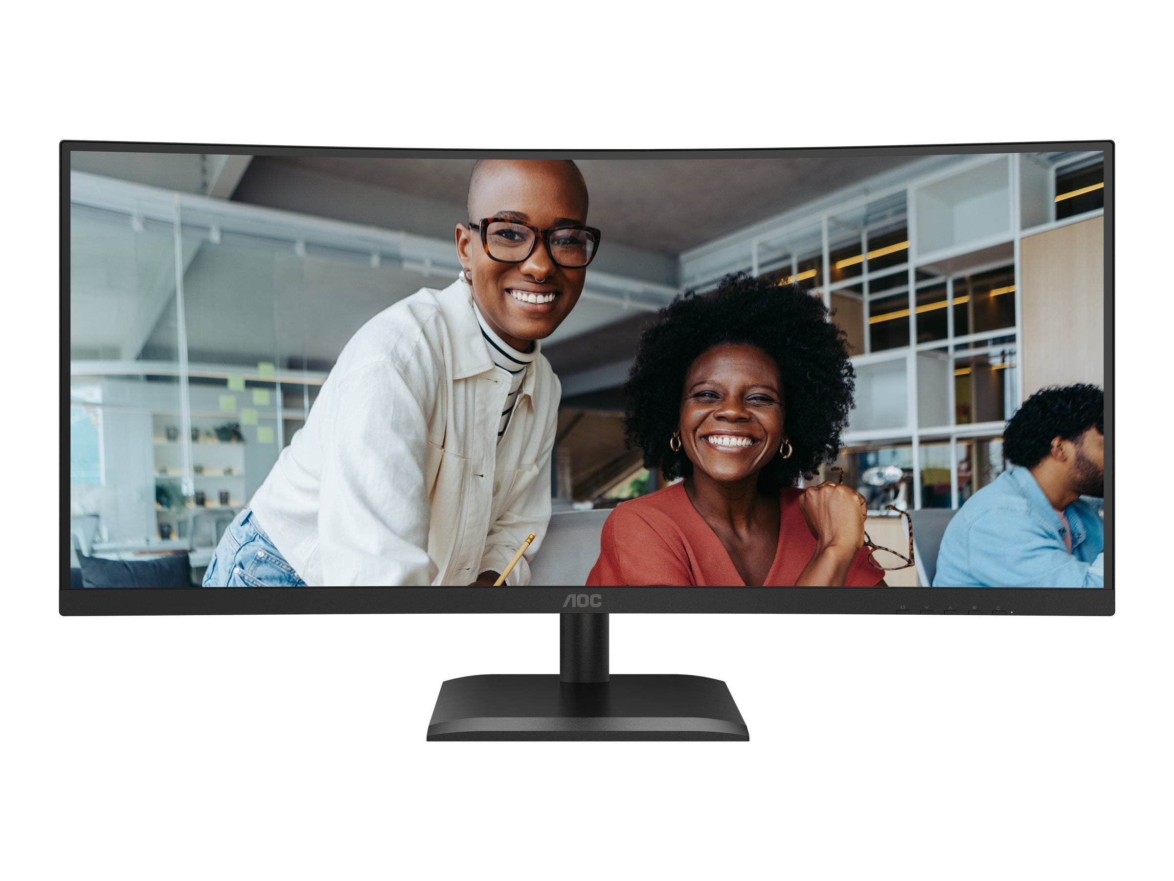 AOC CU34E4CV - Écran incurvé - 34i - 3440 x 1440 UWQHD 120 Hz - VA - 3500:1 - HDR10 - 4 ms - 2xHDMI DP USB-C -HP- GAR 5 ans
