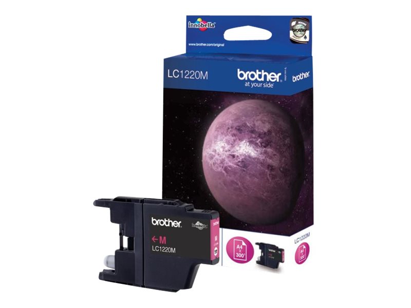 BROTHER LC-1220 cartouche d encre magenta capacité standard 300 pages 1-pack blister sans alarme