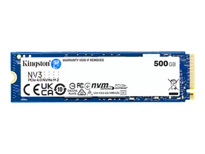 KINGSTON 500Go NV3 M.2 2280 PCIe 4.0 NVMe SSD