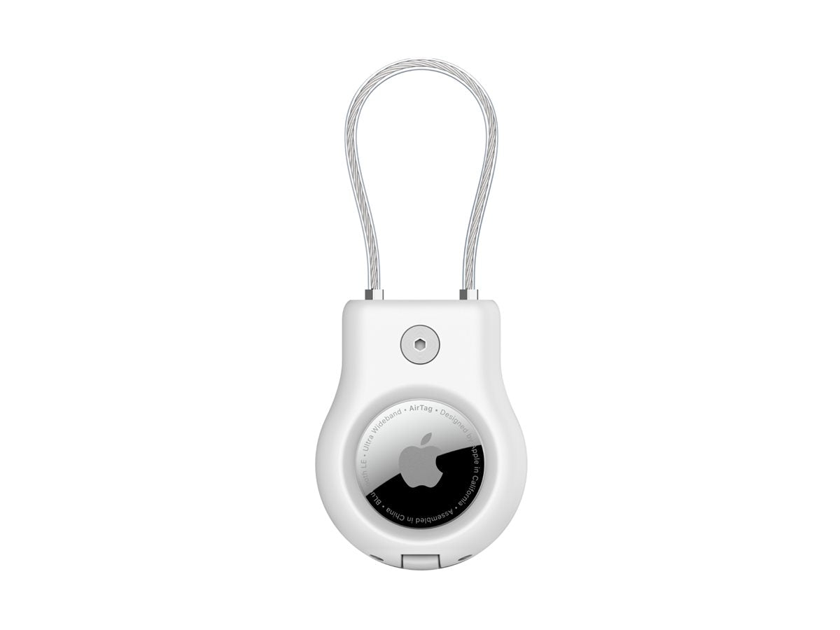BELKIN Secure Holder with Wire Cable for AirTag White