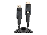 LINDY Fibre Optic Hybrid DP 1.4 70m mDP/mDP with DP adapters