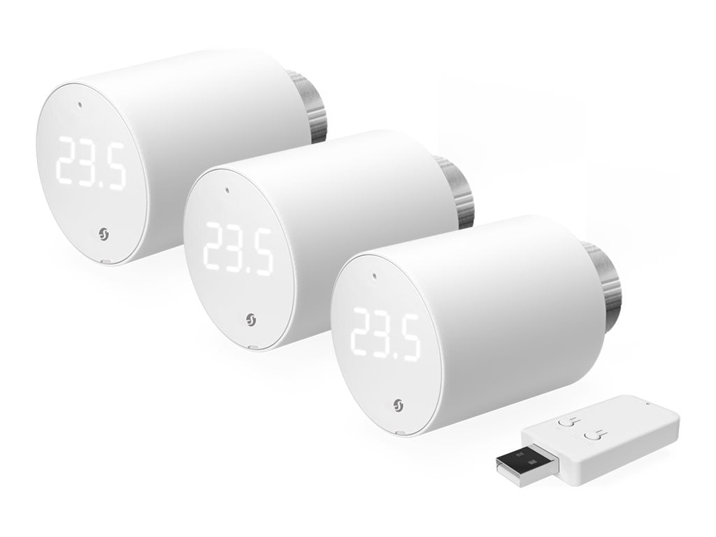 SHELLY BLU TRV V2 3-Pack Smart Thermostatic Radiator Valve // SBTR-001AEU