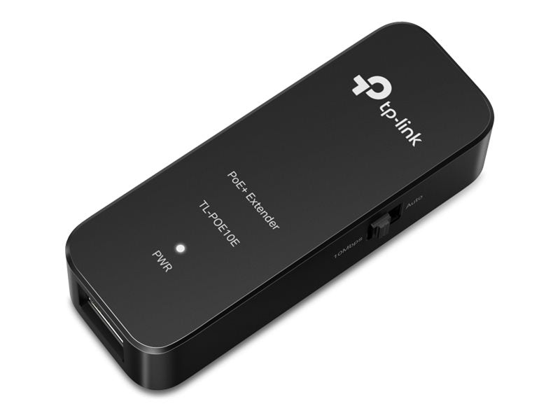 TP-LINK Omada Fast Ethernet PoE+ Extender 1x 10/100 Mbps RJ45 PoE IN Port 1x 10/100 Mbps RJ45 PoE OUT Port