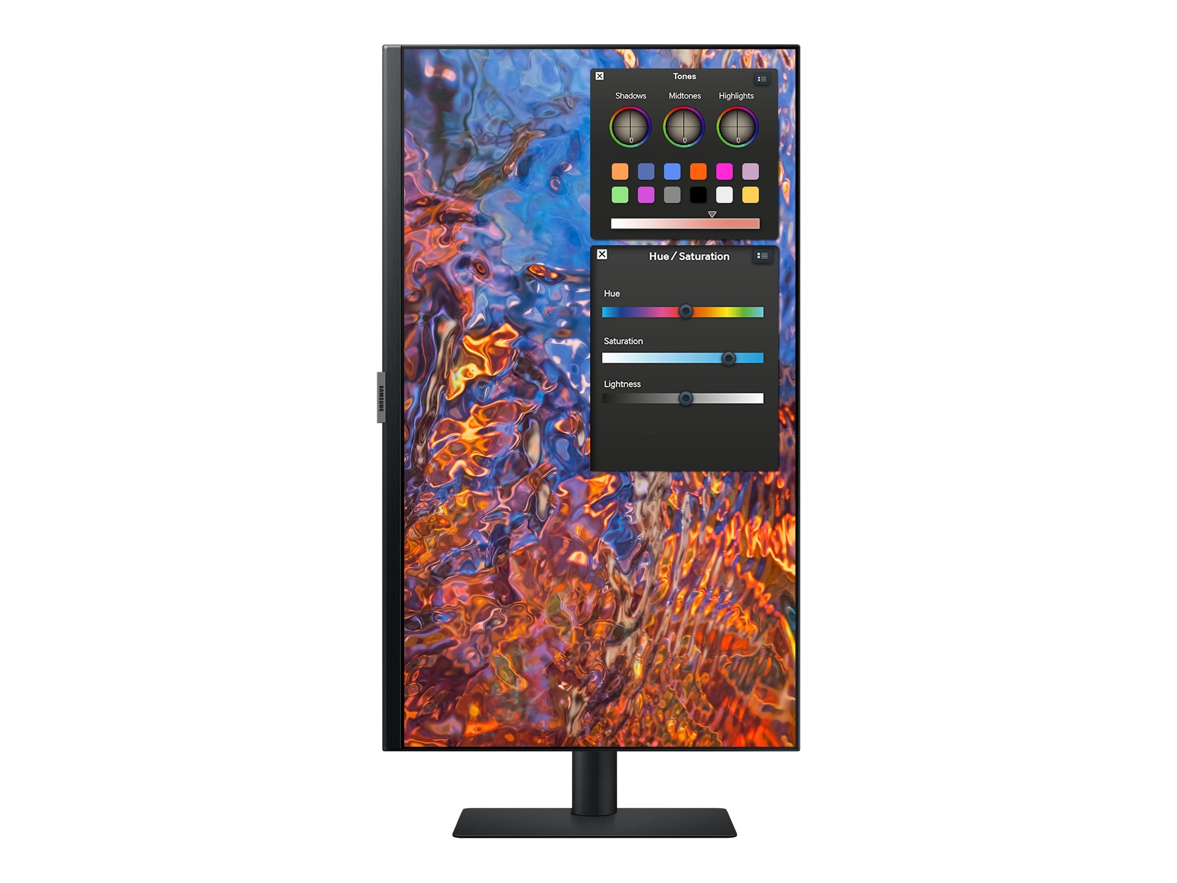 SAMSUNG LS27B800PXPXEN 27p 16:9 3840x2160 IPS 5ms HDR400 HAS/Swivel/Pivot/Tilt HDMI/DP/USB-C 90W/LAN USB3 Hub VESA 100