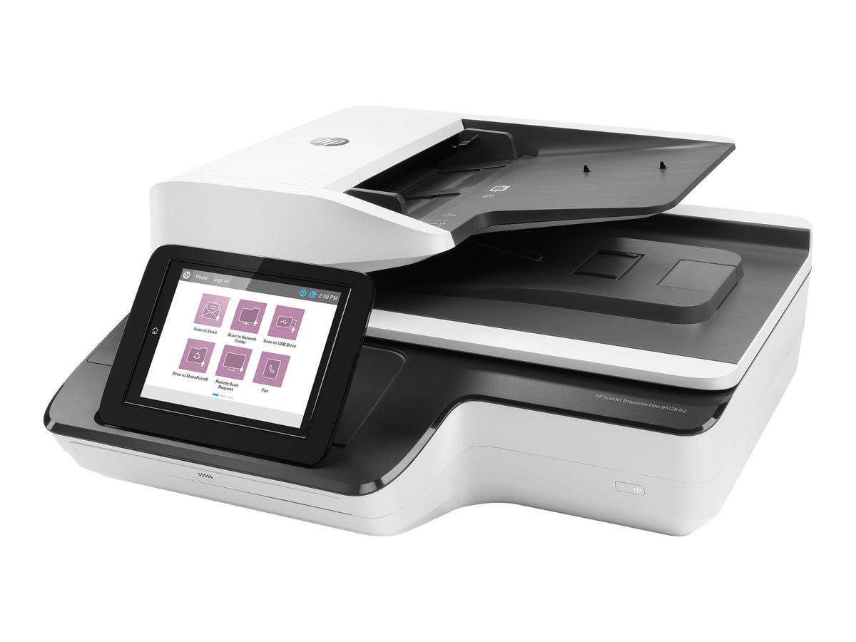 HP ScanJet Enterprise Flow N9120 fn2 Document scanner CIS Duplex 297x864mm 600dpix600dpi 120ppm ADF 200sheets 20000scans USB LAN