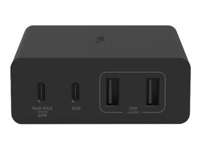 BELKIN 108W 4Ports USB GaN Desktop Charger Dual C and Dual A and 2m Cord