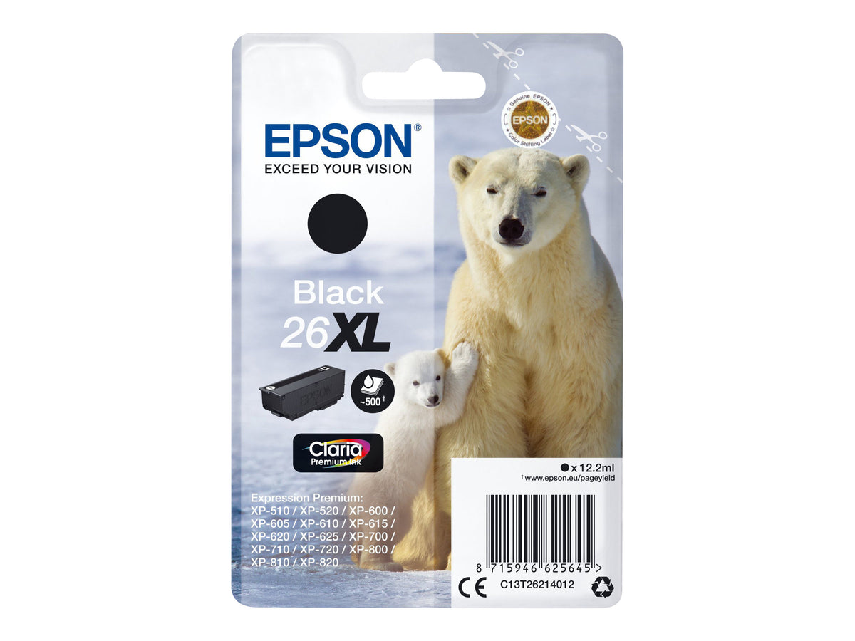 Ink/26XL Polar Bear 12.2ml BK
