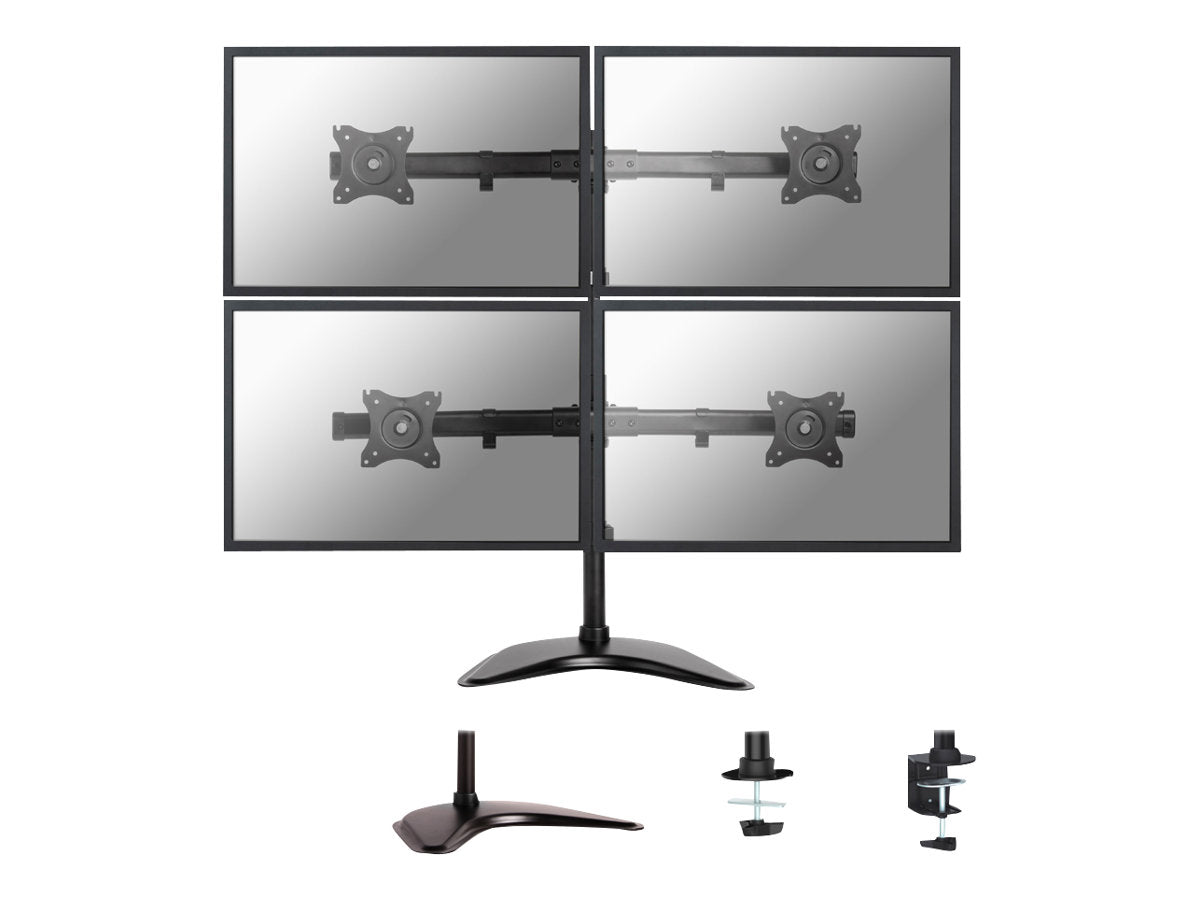 NEOMOUNTS NM-D335D4BLACK Support décran à poser 10-27p
