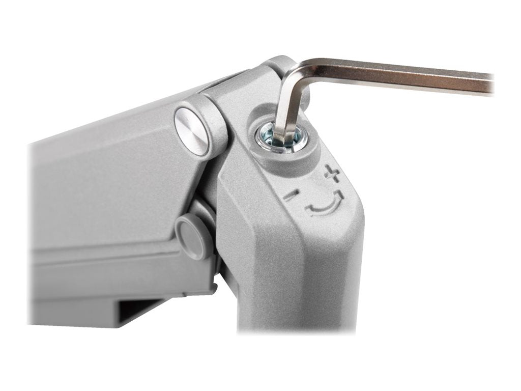 EATON TRIPPLITE Single-Display Flex-Arm Desktop Clamp for 13inch to 34p Displays - USB and Audio Ports Aluminum