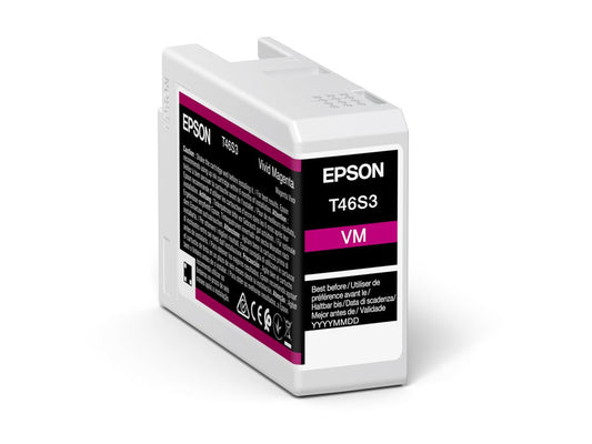 EPSON 5LB Singlepack Vivid Magenta T46S3 UltraChrome Pro 10 ink 25ml