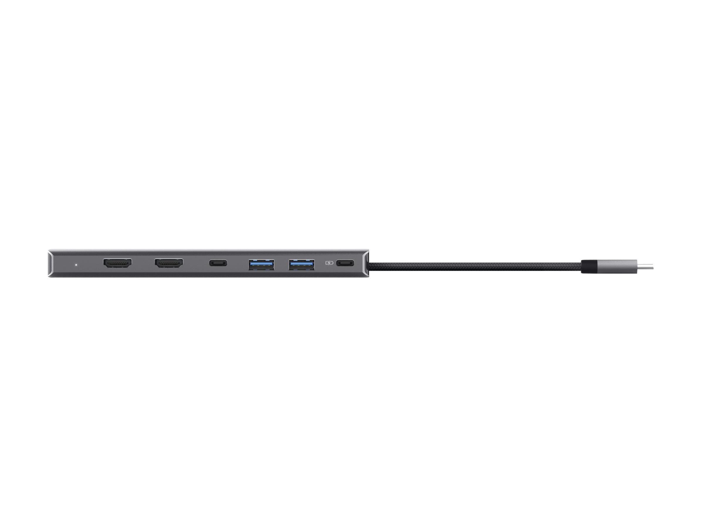 TRUST Adaptateur DALYX USB-C 7 en 1 1 USB-C 2 USB 2 HDMI 1 DisplayPort 1 Ethernet