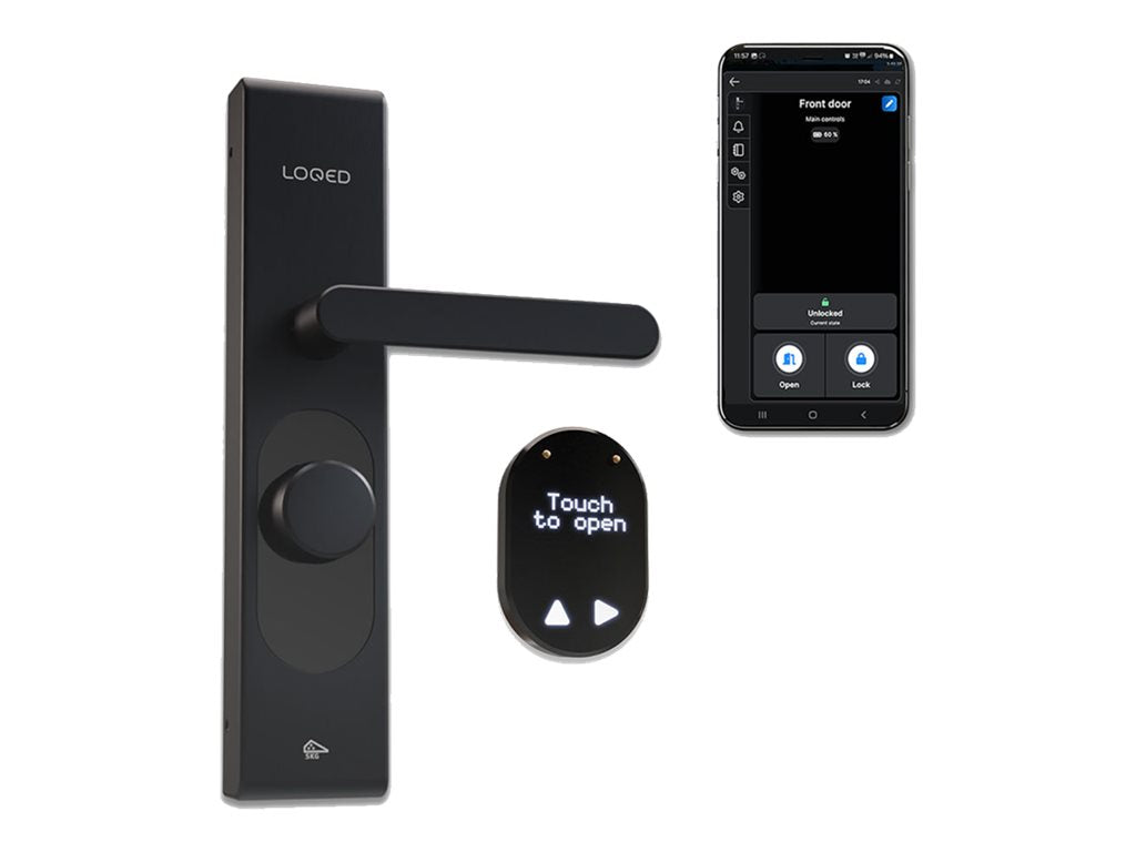 SHELLY LOQED Touch Black Bluetooth WLAN Smart Lock