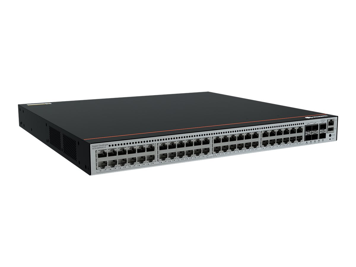 HUAWEI S5735-S48PN4XE-V2 48x10/100/1000/2.5GBASE-T ports PoE+ 4x10GE SFP+ ports 2x12GE stack ports without power module