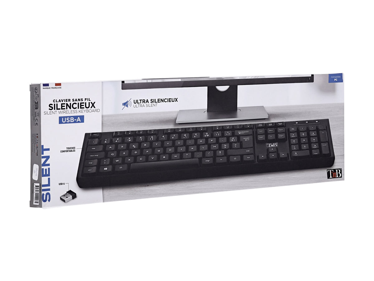 TNB 2in1 Combo Ultra-Quiet Technology With Optimal Key And Click Dampening Wireless And Comfortable
