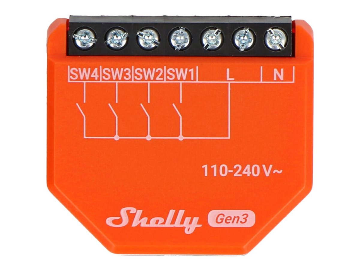 SHELLY i4 Gen3 WLAN 4-Input Scene Input Controller