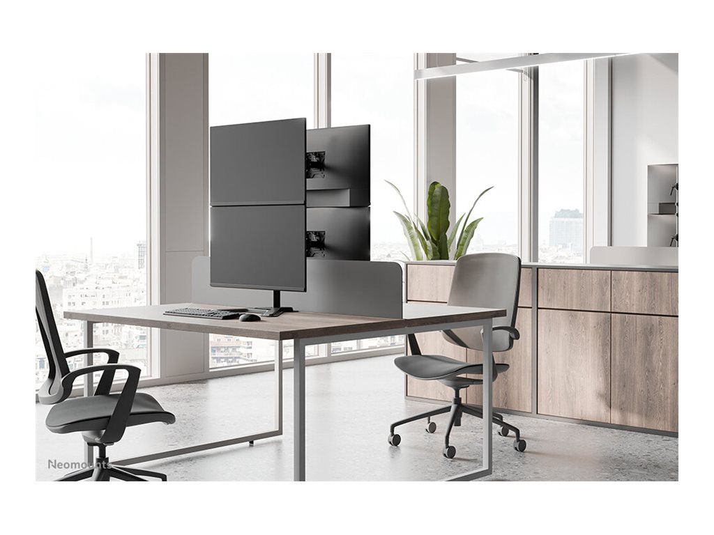 Neomounts DS45-600BL2V Dual monitor stan
