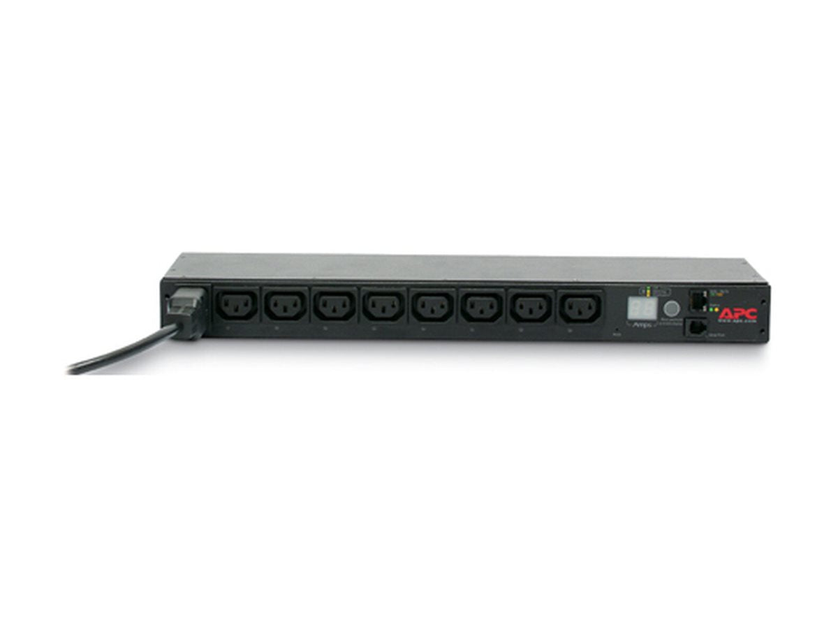 APC Switched Rack PDU Rack AC 208-230V Ethernet RS-232 input IEC 60320 C20 oc 8 power IEC 60320 C13 1U 2.49m cord