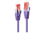 LINDY Cat.6 S/FTP Cable Purple 3m Patch Cable