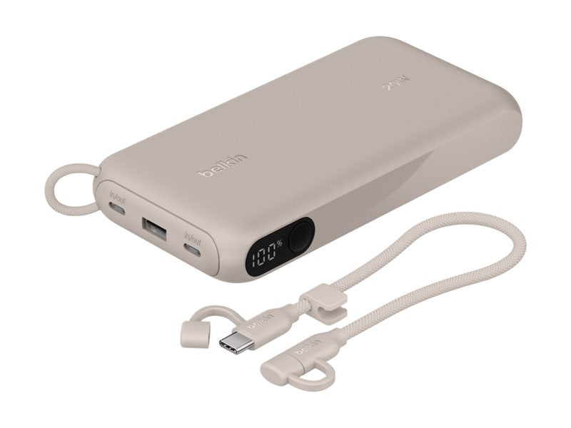 BELKIN 20k PD20W Power Bank with Display Sand