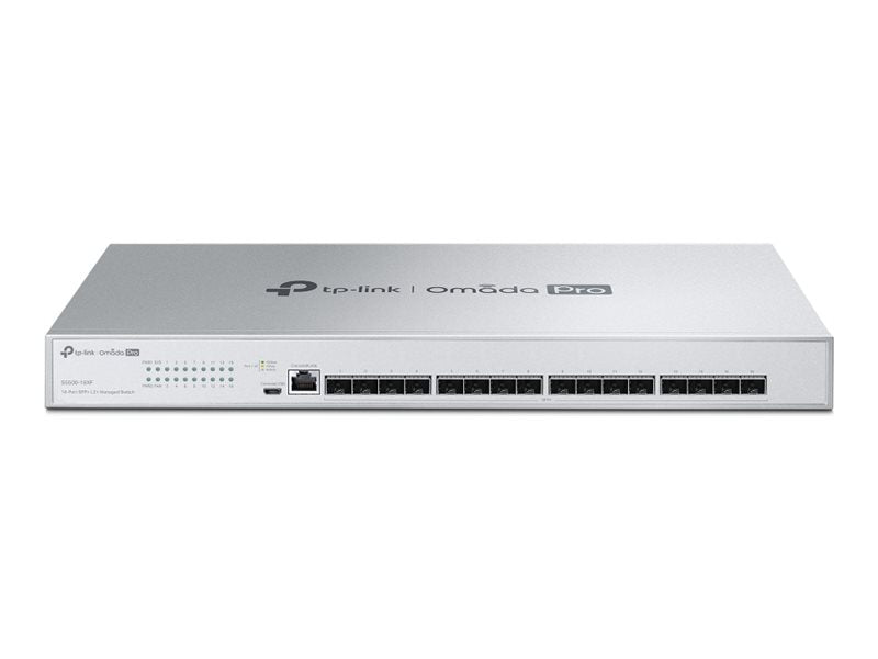 TP-LINK S5500-16XF Omada Pro 16-Port 10GE SFP+ L2+ Managed Switch 16x 10G SFP+ Slots