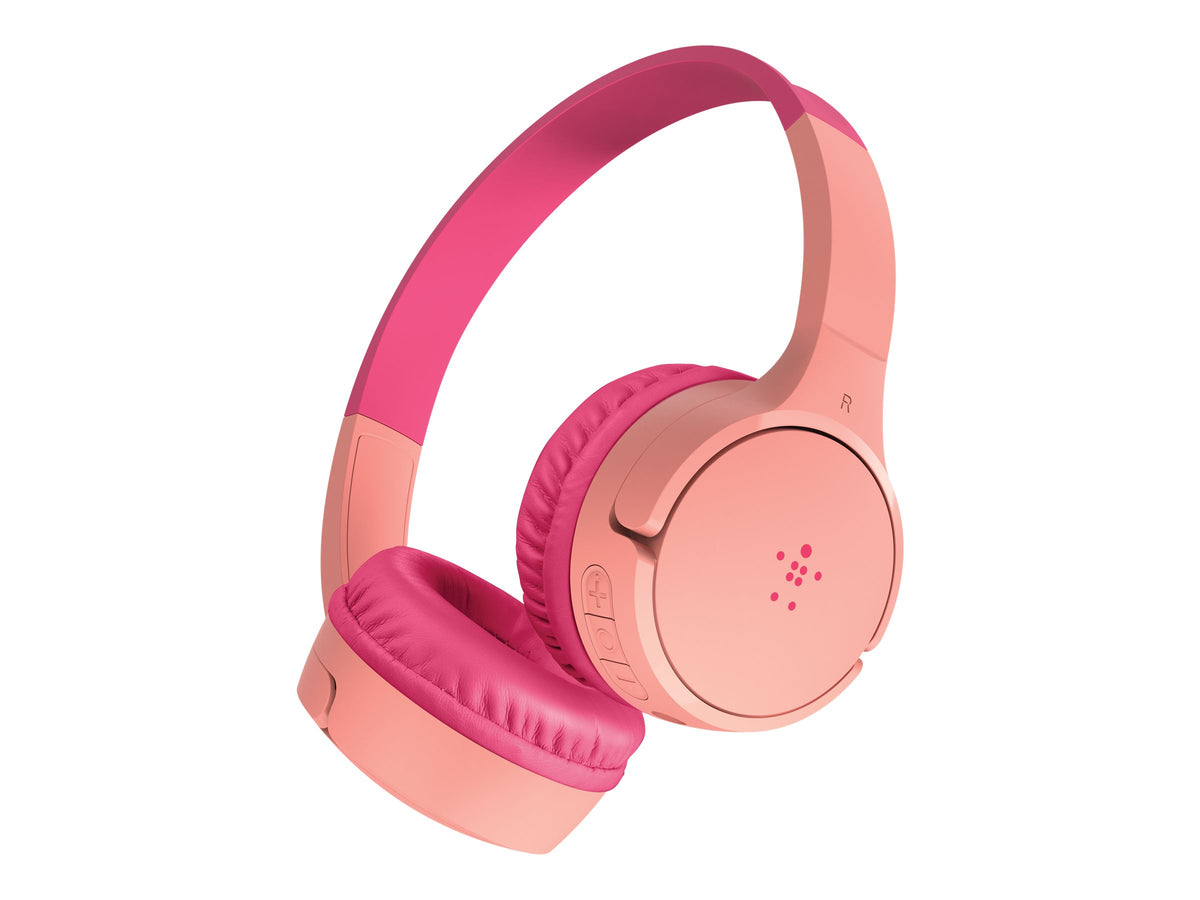 BELKIN SoundForm Mini Wired On-Ear Headphones USB-C & 3.5mm Pink