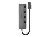 LINDY 4 port USB 3.0 hub with on/off switch