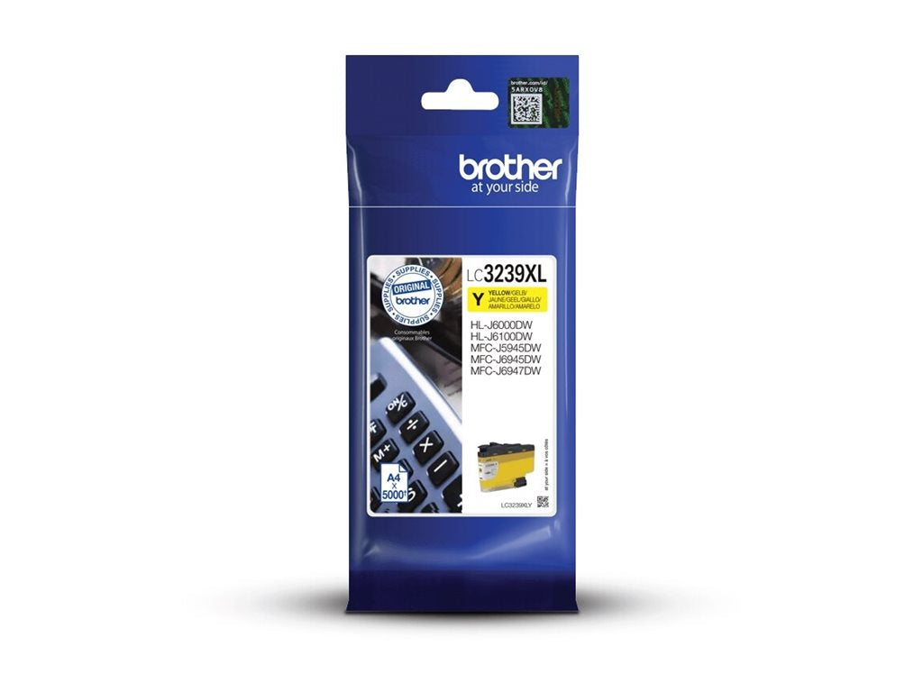 BROTHER LC-3239XLY Yellow Ink 5000 pages