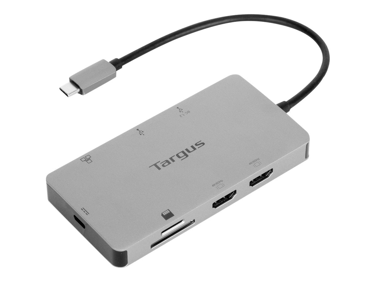 TARGUS USB-C Universal Dual HDMI 4K Docking Station with 100W Power Delivery Pass-Thru