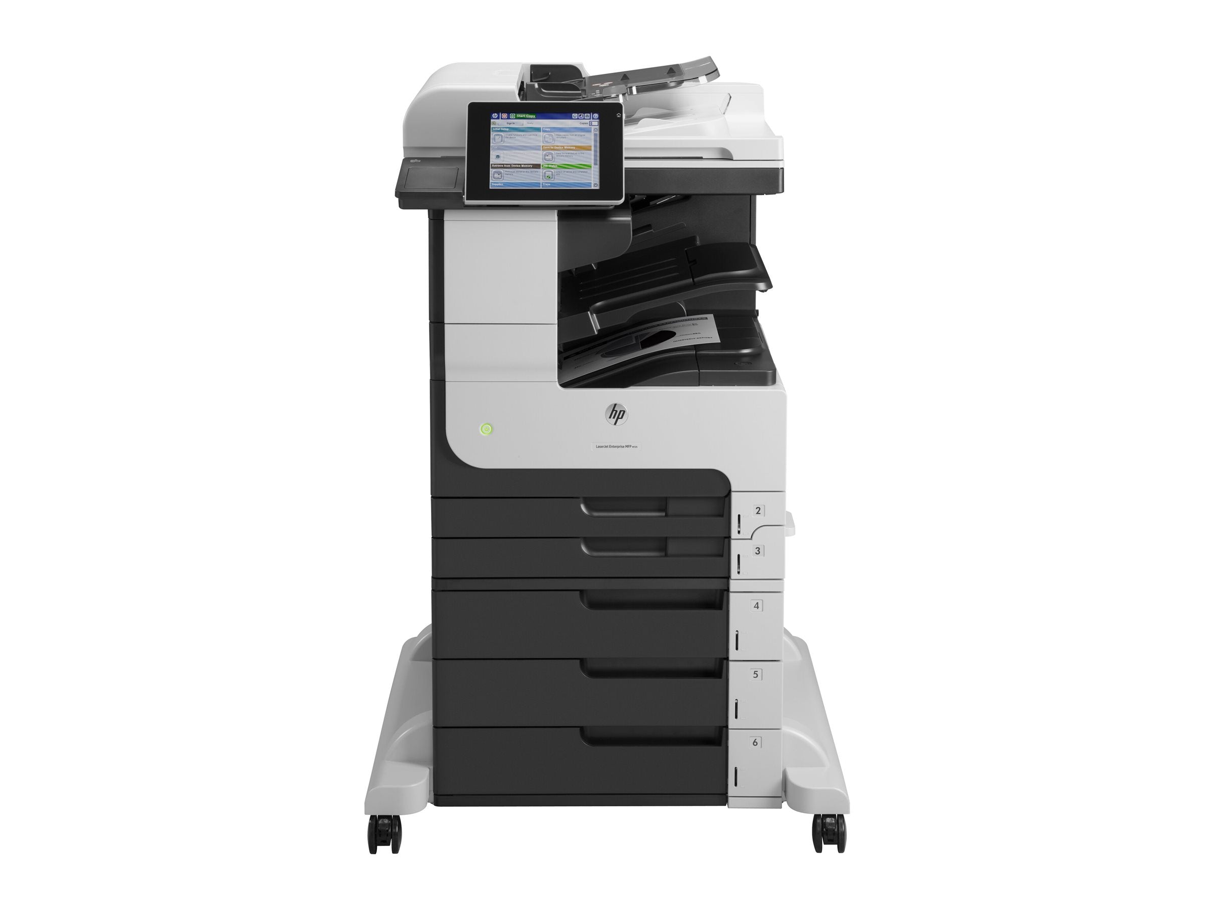 HP LaserJet Enterprise M725z MFP Mono laser A3 297x420mm A3 41ppm Copy 41ppm Print 2100sheets USB LAN