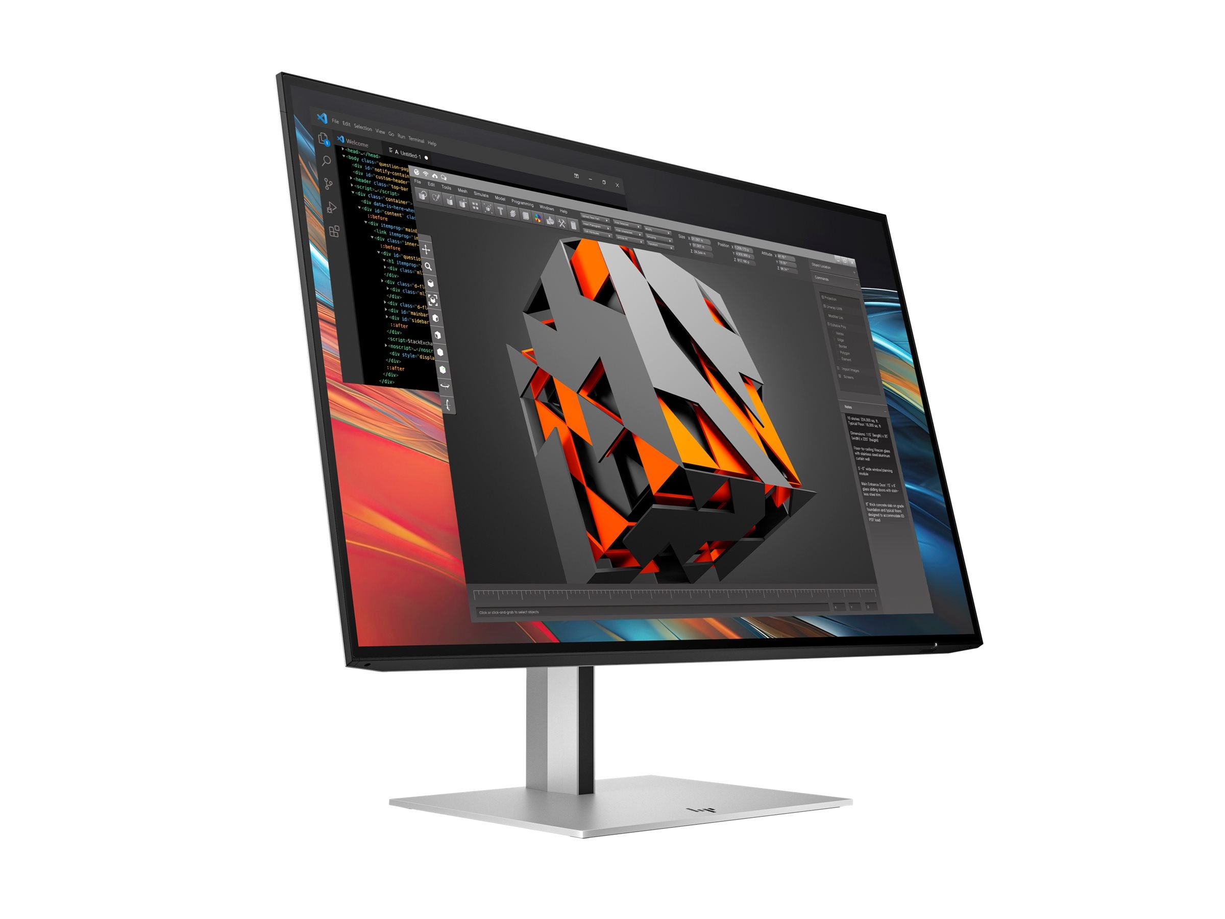 HP Écran WUXGA Série 7 Pro 724pn 24p Moniteur 24 WUXGA 1920x1200 HDMI USB hub DisplayPort 3/3/0