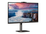 AOC Q27V5CW/BK Moniteur 27'' 2560 x 1440 QHD @ 75 Hz - IPS - 300 cd/m² HDMI, DisplayPort, USB-C - HP- WEBCAM