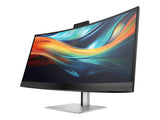 HP Écran de conférence incurvé 5K2K série 7 Pro 740pm avec webcam 4K 39.7p WUHD 5120x2160 USB-C DisplayPort Thunderbo